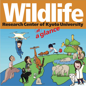 表紙『Wildlife Research Center of Kyoto University 'at a glance'』