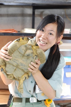 黒田恭子さん（京都市動物園　飼育員）