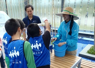 『京都水族館の里山教室』の様子