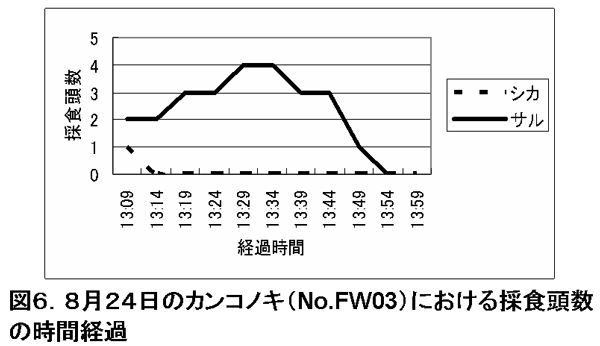 824̃JRmL(No.FW03)ɂ̐H̎Ԍo